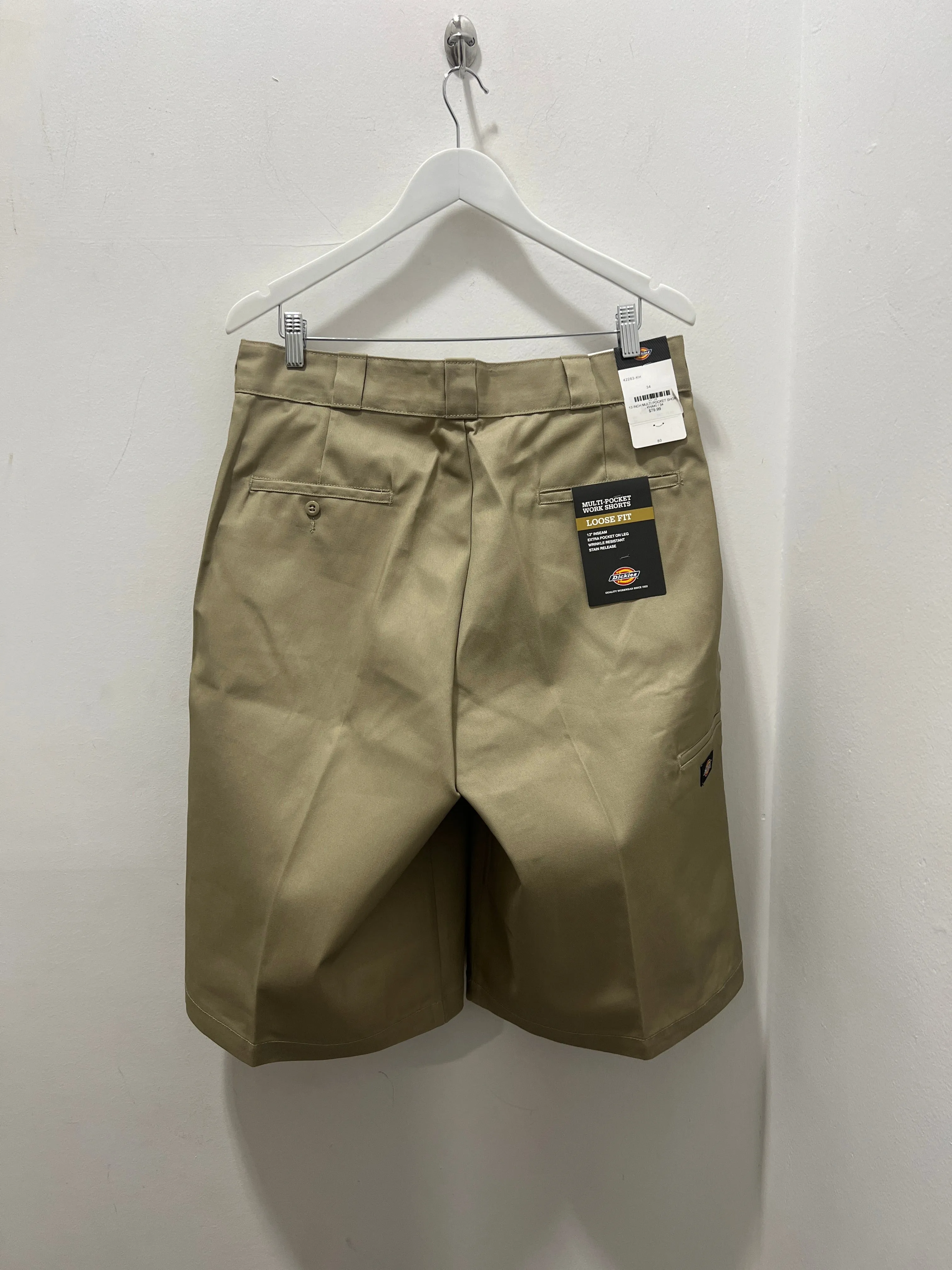 13 INCH MULTI POCKET SHORT - KHAKI