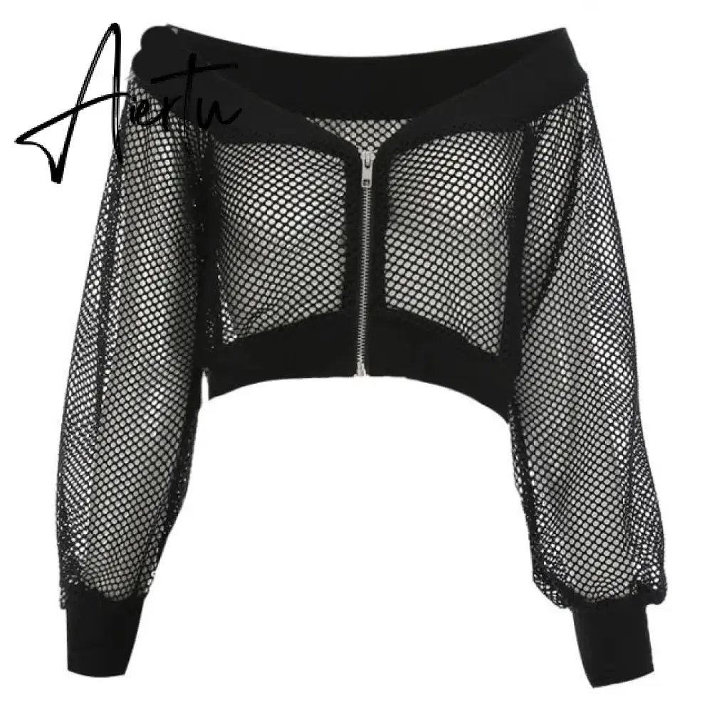 Black Crop Top Sweatshirt Long Sleeve Women Hoodies Hooded Streetwear Harajuku Hoodie Kpop Hoody