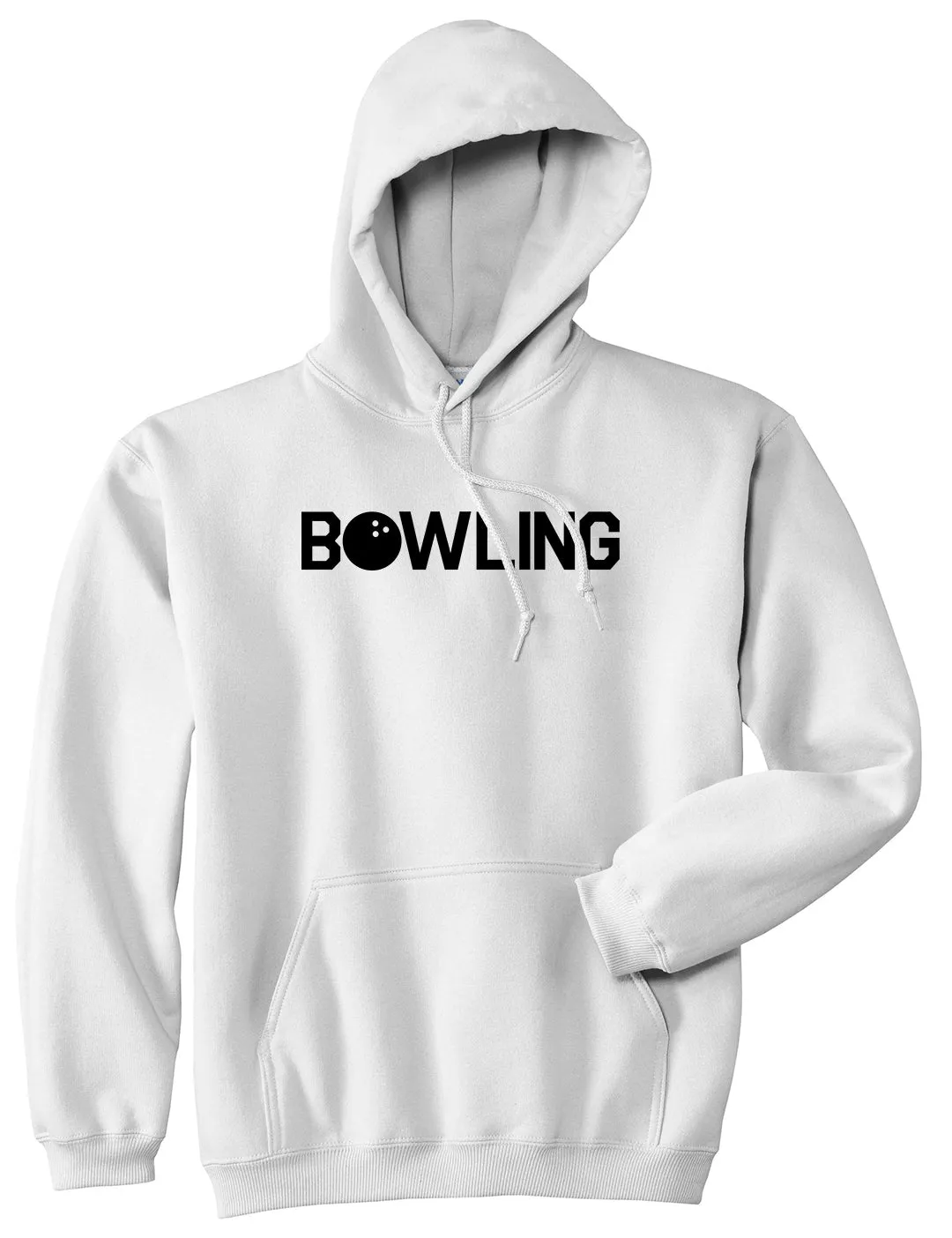 Bowling Mens Pullover Hoodie