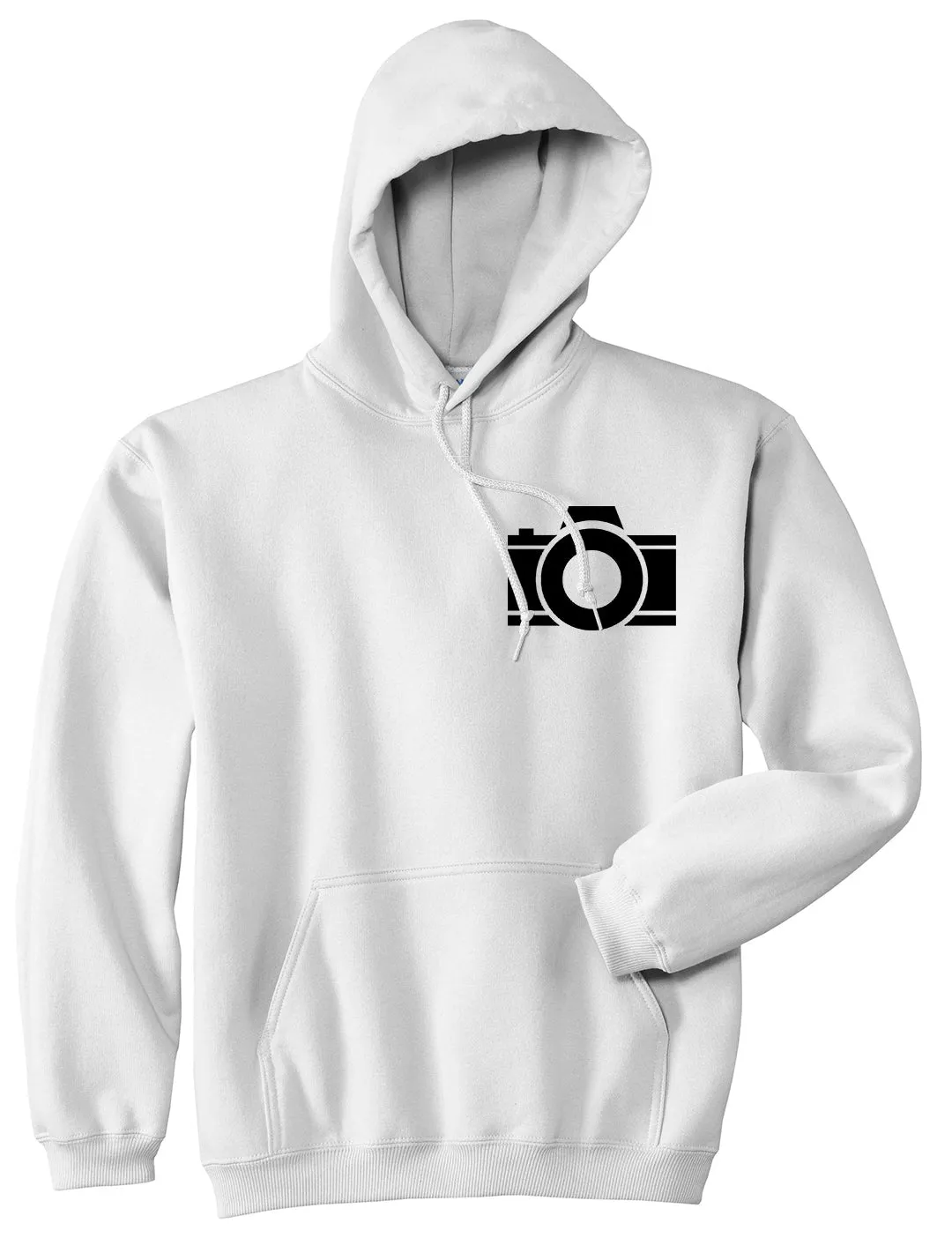 Camera Photographer Chest Mens Pullover Hoodie