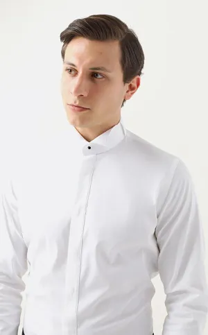 Ds Damat Ceremony Shirt Slim Fit White