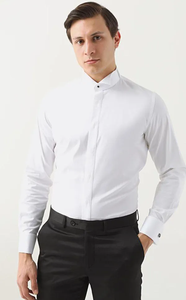 Ds Damat Ceremony Shirt Slim Fit White