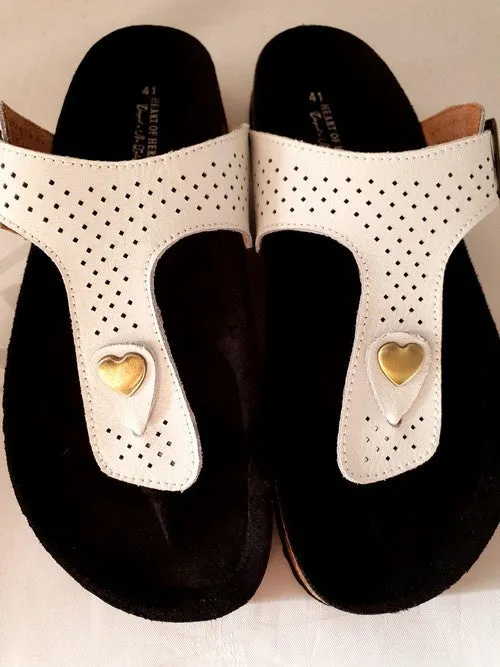 HM White Hedda Sandal