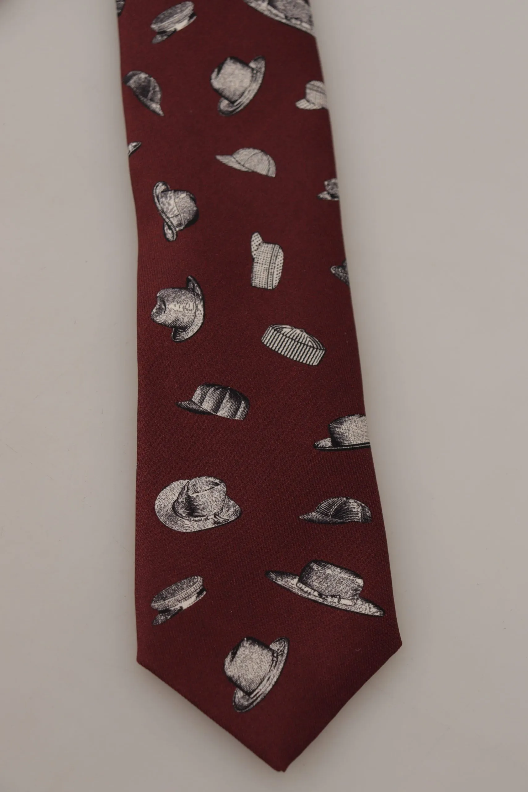 Maroon Elegance Silk Tie