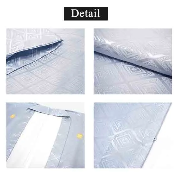 Men's Formal Kimono and Crested Haori Coat 2-Piece Set ＜Gray＞