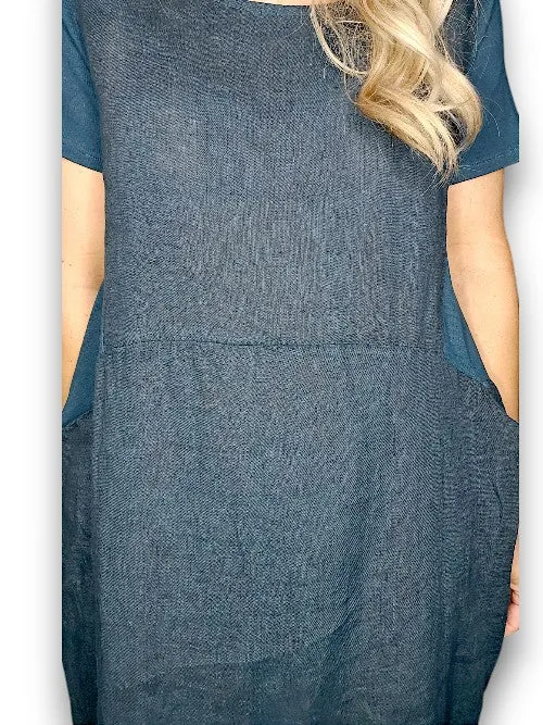 Sized Helga May Jungle Dress: Plain Dark Jade