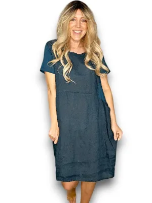 Sized Helga May Jungle Dress: Plain Dark Jade